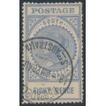 AUSTRALIA / SA - 1909 8d blue Long Tom, thick POSTAGE, crown A wmk, used – SG # 301