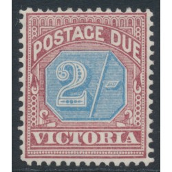 AUSTRALIA / VIC - 1890 2/- dull blue/brown-lake Postage Due, MNG – SG # D9