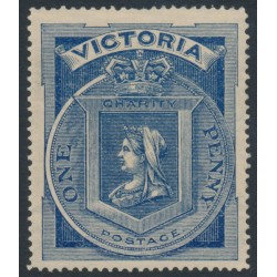 AUSTRALIA / VIC - 1897 1d (1/-) blue Diamond Jubilee, MH – SG # 353