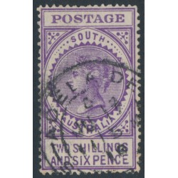 AUSTRALIA / SA - 1909 2/6 violet Long Tom, thick POSTAGE, crown A wmk, used – SG # 304