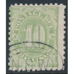 AUSTRALIA / NSW - 1891 10/- green Postage Due, perf. 10:10, CTO – SG # D9