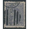 AUSTRALIA / VIC - 1867 2d grey QV, '4' watermark, used – SG # 127