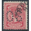 AUSTRALIA / VIC - 1905 9d brown-red QV, perf. 12½, crown A watermark, perf. OS, used – SG # 424