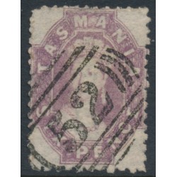 AUSTRALIA / TAS - 1879 6d dull reddish lilac Chalon, perf. 11½, '6' watermark, used – SG # 139