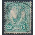 AUSTRALIA / NSW - 1907 2/6 green Lyrebird, double-lined A watermark, used – SG # 363 AUSTRALIA / NSW - 1907 2/6 green Lyrebird, double-lined A watermark, used – SG # 363