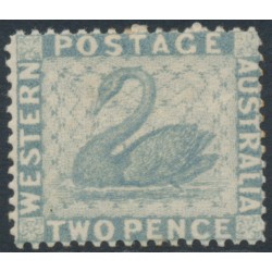 AUSTRALIA / WA - 1888 2d grey Swan, crown CA watermark, MH – SG # 104