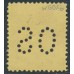AUSTRALIA / WA - 1902 2/- brownish red on yellow QV, perf. OS, used – SG # 124c AUSTRALIA / WA - 1902 2/- brownish red on yellow QV, perf. OS, used – SG # 124c