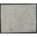 AUSTRALIA / WA - 1854 1d black Swan, imperf., swan watermark, used – SG # 1