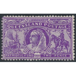 AUSTRALIA / QLD - 1900 2d (1/-) violet Anglo-Boer War Patriotic Fund, MH – SG # 264 AUSTRALIA / QLD - 1900 2d (1/-) violet Anglo-Boer War Patriotic Fund, MH – SG # 264