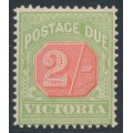 AUSTRALIA / VIC - 1895 2/- pale red/yellow-green Postage Due, MNH – SG # D19