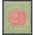 AUSTRALIA / VIC - 1895 2/- pale red/yellow-green Postage Due, MNH – SG # D19