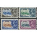HONG KONG - 1935 3c to 20c KGV Jubilee set of 4, MH – SG # 133-136