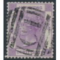 HONG KONG - 1871 30c mauve QV, Canton cancel – SG # 16 / Z144