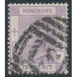 HONG KONG - 1882 10c mauve QV, Shanghai cancel – SG # 36 / Z799