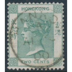 HONG KONG - 1900 2c dull green QV, Hankow cancel – SG # 56 / Z469