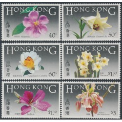 HONG KONG - 1985 Native Flowers set of 6, MNH – SG # 497-502