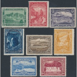 AUSTRALIA / TAS - 1900 ½d to 6d Pictorials set of 8, TAS watermark, MH – SG # 229-236