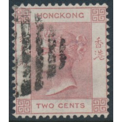 HONG KONG - 1882 2c rose-lake QV, crown CA watermark, used – SG # 32