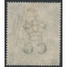 HONG KONG - 1874 $2 olive-green Stamp Duty, perf. 15½:15, used – SG # F1