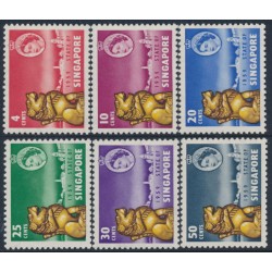 SINGAPORE - 1959 New Constitution set of 6, MNH – SG # 53-58