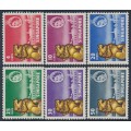 SINGAPORE - 1959 New Constitution set of 6, MNH – SG # 53-58
