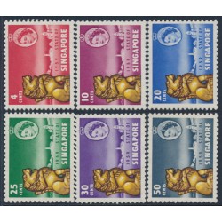 SINGAPORE - 1959 New Constitution set of 6, MNH – SG # 53-58