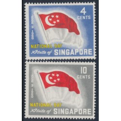 SINGAPORE - 1960 National Day set of 2, MNH – SG # 59-60