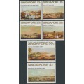 SINGAPORE - 1971 Paintings set of 6, MNH – SG # 165-170