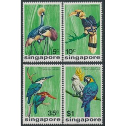 SINGAPORE - 1975 Birds set of 4, MNH – SG # 260-263