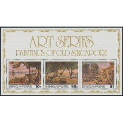SINGAPORE - 1976 Paintings M/S, MNH – SG # MS282