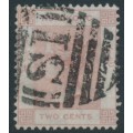HONG KONG - 1880 2c dull rose QV, Shanghai cancel – SG # 28 / Z792