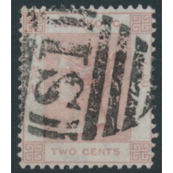 HONG KONG - 1880 2c dull rose QV, Shanghai cancel – SG # 28 / Z792