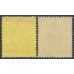 HONG KONG - 1912 12c purple on yellow KGV, yellow & white backs, MH – SG # 106+106a