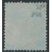 INDIA - 1855 4a black on blue paper QV, B172 cancel (= Singapore) – SG # 35/Z68