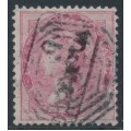 INDIA - 1856 8a pale carmine QV, white paper, no watermark, used – SG # 49