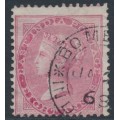 INDIA - 1865 8a carmine QV, die I, elephant watermark, used – SG # 65