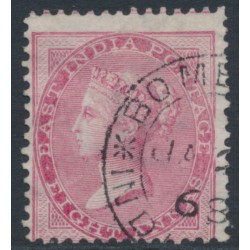 INDIA - 1865 8a carmine QV, die I, elephant watermark, used – SG # 65