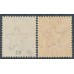 INDIA - 1883 1a brown-purple & 1a plum QV, MH – SG # 88+89