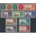 INDIA / CHAMBA - 1938 3p to 12a short set of 12, o/p CHAMBA STATE, MH – SG # 82-93