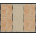 FRANCE - 1925 1.05Fr vermilion Semeuse, gutter block of 4, o/p SPECIMEN, MNH – Michel # 190
