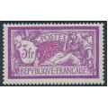 FRANCE - 1927 3Fr purple/pink Merson, MNH – Michel # 222