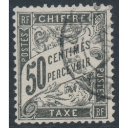 FRANCE - 1892 50c black Postage Due, used – Michel # P27