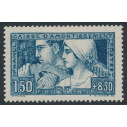 FRANCE - 1928 1.50Fr+8.50Fr blue Caisse d’Amortissement, MH – Michel # 229
