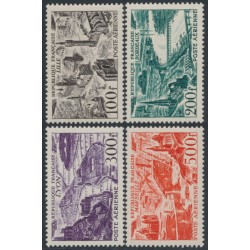 FRANCE - 1949 100Fr to 500Fr Airmail set of 4, MNH – Michel # 861-864