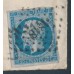 FRANCE - 1858 20c blue on lilac Napoléon III, on cover – Michel # 13Ig