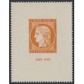 FRANCE - 1949 10Fr orange CITEX M/S, MNH – Michel # Block 4