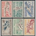 FRANCE - 1953 20Fr to 75Fr Sports set of 6, MNH – Michel # 978-983