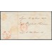 FRANCE - 1850 40c orange Cérès, imperforate, used on cover – Michel # 5a FRANCE - 1850 40c orange Cérès, imperforate, used on cover – Michel # 5a