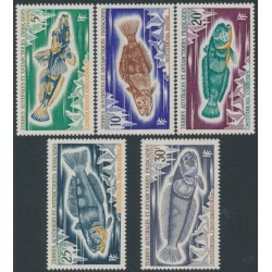 FRANCE / TAAF - 1971 Antarctic Fish set of 5, MNH – Michel # 60-64