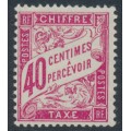 FRANCE - 1925 40c rose Postage Due, MNH – Michel # P47